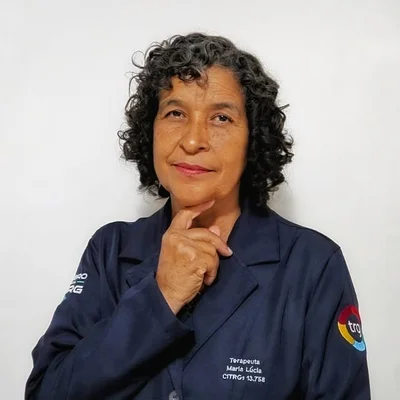 Retrato de Maria Lúcia, terapeuta emocional.